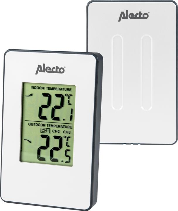 Produktbild Alecto WS-1050 Wetterstation mit Aussensensor (Weiss)