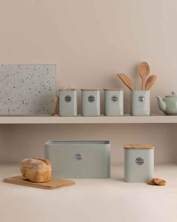 Actual product image Typhoon Squircle Mint Living bread bin