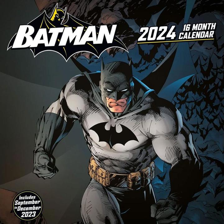 Produktbild Pyramid DC Comics Kalender 2024 Batman (30 x 30 cm, Spanisch, Französisch, Deutsch, Englisch)