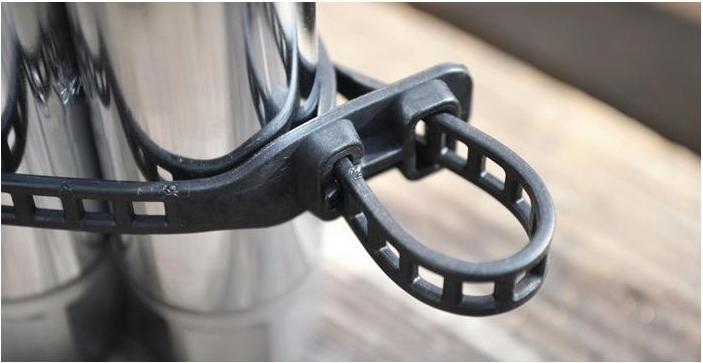 Actual product image HellermannTyton Cable tie Softfix L 340x11mm (Plastic cable ties, 340 mm, 6 pcs.)