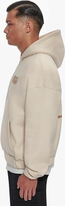 Actual product image Dropsize Heavy Oversize Mirrored Logo Zip-Hoodie - 124653 (XS)