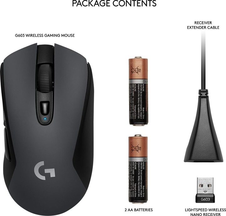 Actual product image Logitech G G603 Lightspeed (Wireless)