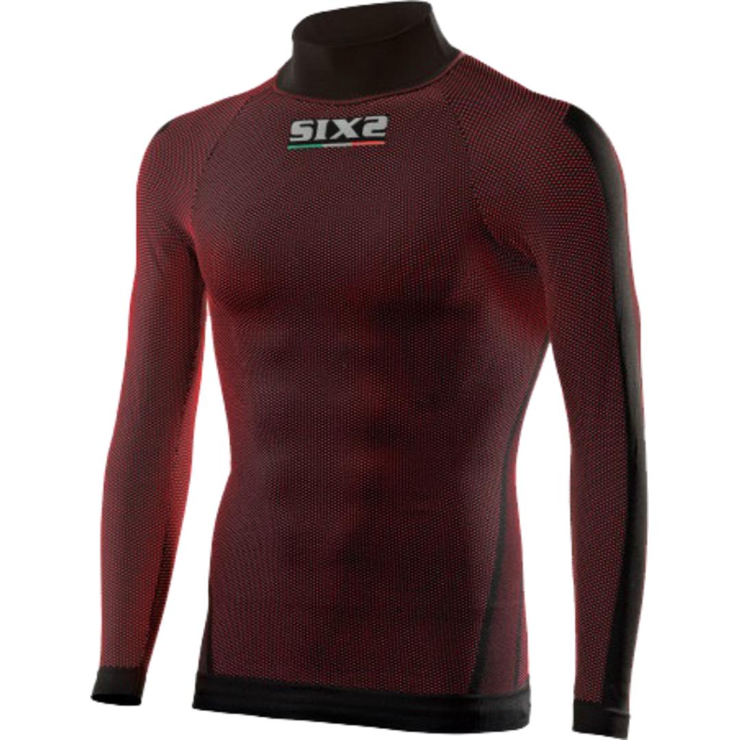Sixs, Herren, Funktionsshirt, Funktions T-Shirt TS3 (XS), Rot, XS