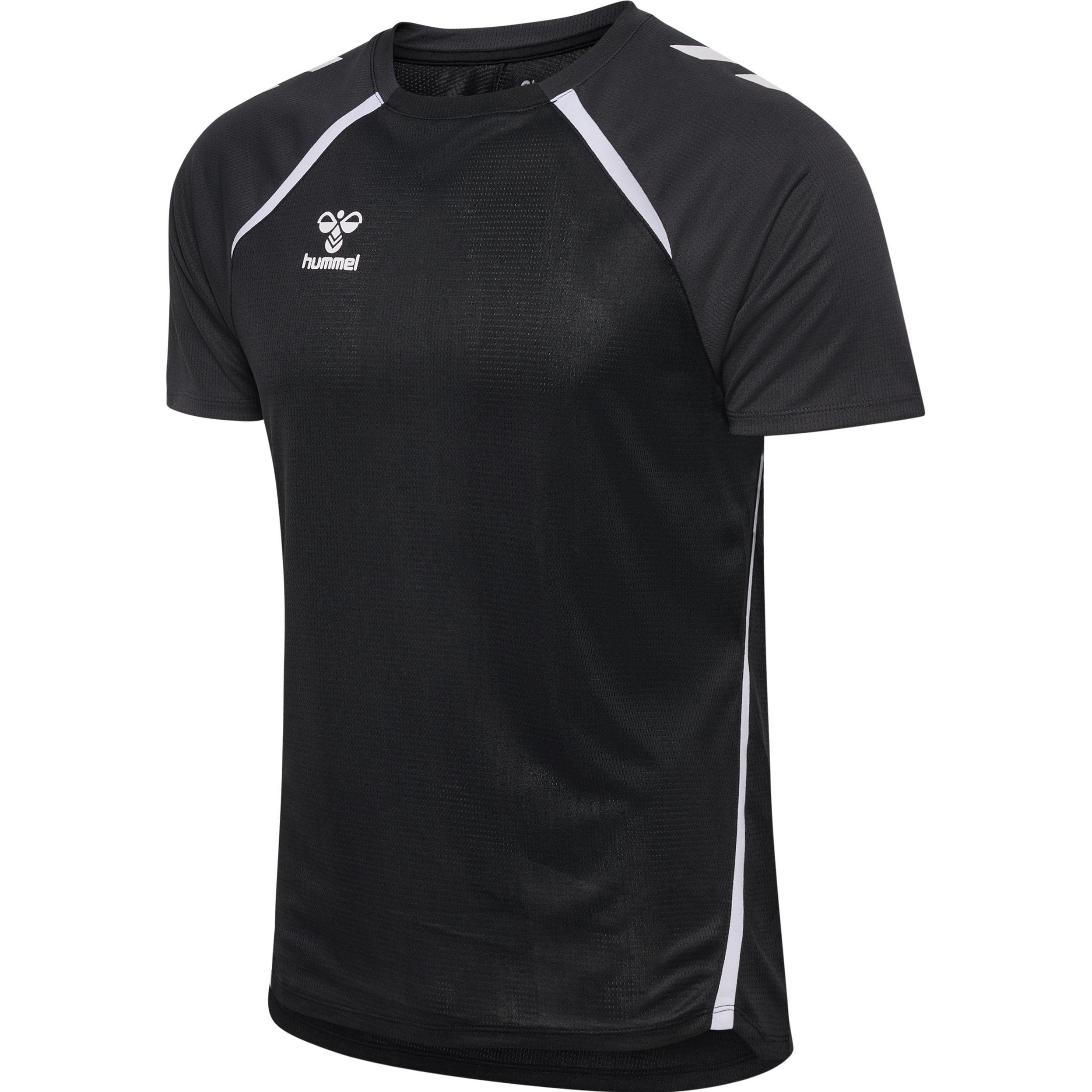 hummel, Herren, Sportshirt, hmlLEAD 2.0 JERSEY S/S (S), Schwarz, S