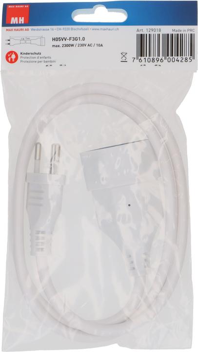 Actual product image Max Hauri Extension cable (1 m, Type 13)