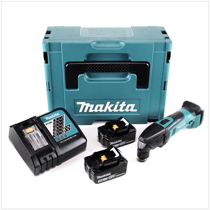 Immagine prodotto Makita DTM 50 RFJ Utensile multifunzione a batteria 18V in valigetta Makpac + 2x Batterie BL 1830 3