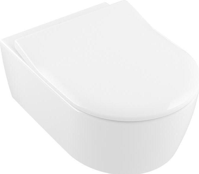 Image du produit Villeroy & Boch Siège de WC V&B AVENTO SLIMSEAT Charnière ES avec fonction SC blanc alpin