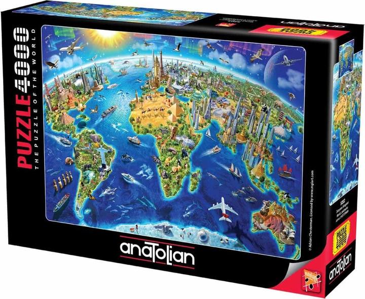 Immagine prodotto Anatolian Puzzle 4000 pezzi Punti di riferimento del mondo (4000 pezzi)