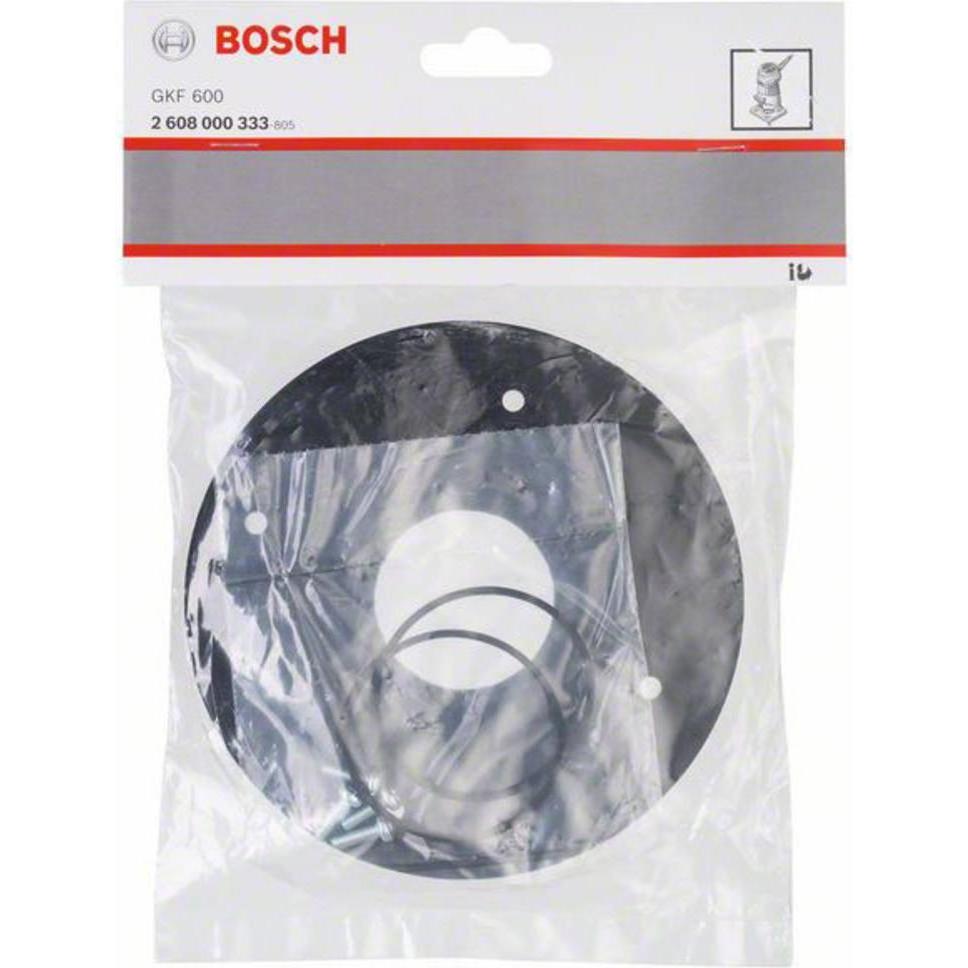 Thumbnail - Bosch Professional Zubehör, Zubehör Maschine, Grundplatte, rund, für GKF 600