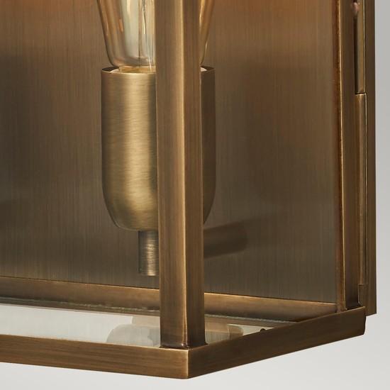 Actual product image Elstead Lighting Old Bailey outdoor wall light E27 2-gang aged brass IP44 (E27)