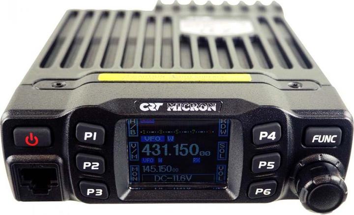 Actual product image CRT Alpha Radio VHF/UHF CRT MICRON UV dual band 144-146 MHz - 430-440 MHz, 13.8 V DC, DTMF, Dual Watch, TOT