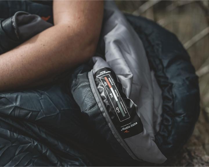 Produktbild Easy Camp Schlafsack Starling Mummy Blue 8?C (dunkelblau/grau, Modell 2025) (210 cm)