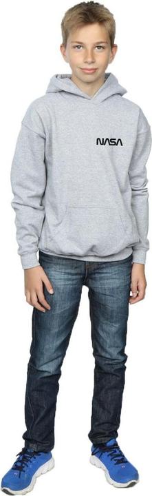 Immagine prodotto Nasa Modern Logo Chest Felpa con Cappuccio Ragazzi (128)
