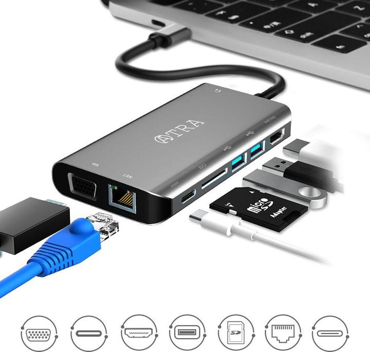 Immagine prodotto Atra AT-HUC8P (USB-C)