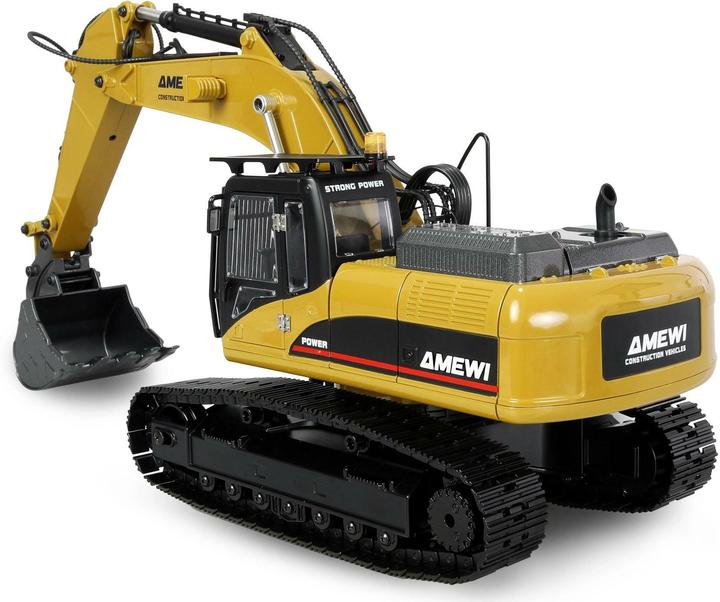 Produktbild Amewi G705E Bagger Metall 1:14 RTR gelb (RTR Ready-to-Run)