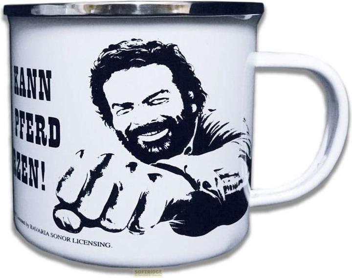 Produktbild Blechwaren Fabrik Braunschweig Bud Spencer Emaille Tasse Pferd Faust (500 ml, 1 x)