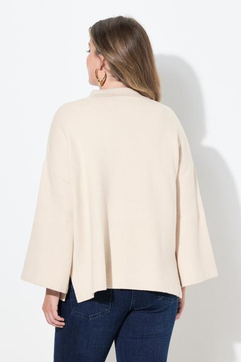 Produktbild Miamoda Strickjacke, Cape-Form, weite 3/4-Glockenärmel (58)