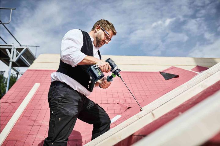 Actual product image Festool Cordless drill driver QUADRIVE TDC 18/4 I-Basic (Rechargeable battery operated)