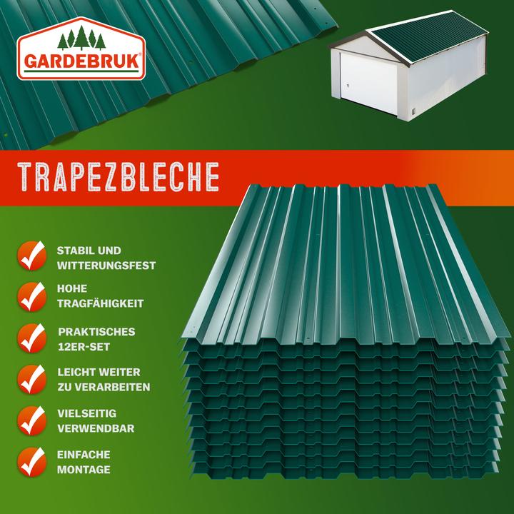 Produktbild Deuba 12x Trapezblech