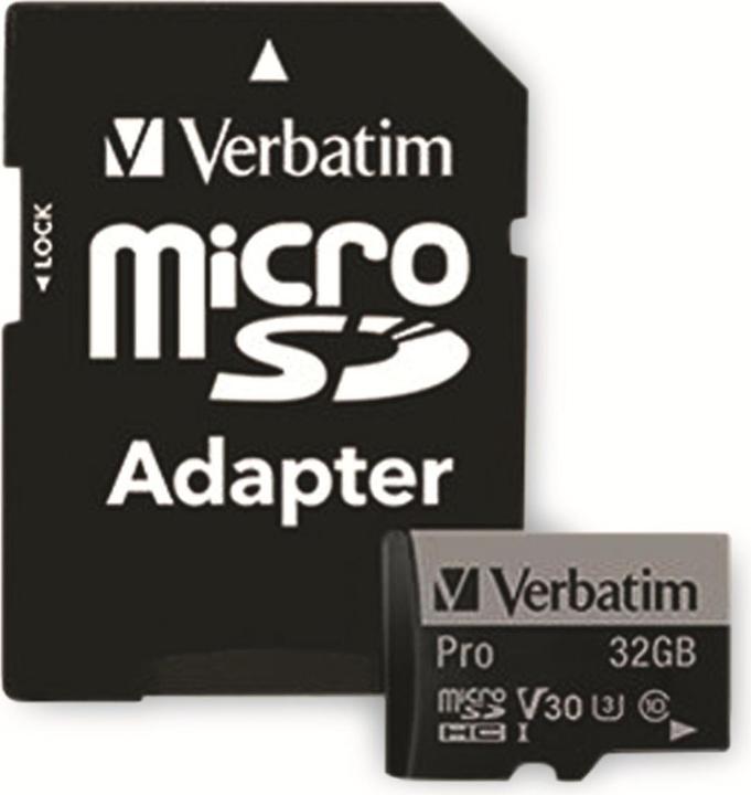 Productafbeelding Verbatim Per (32 GB, microSDHC, U3, UHS-I)
