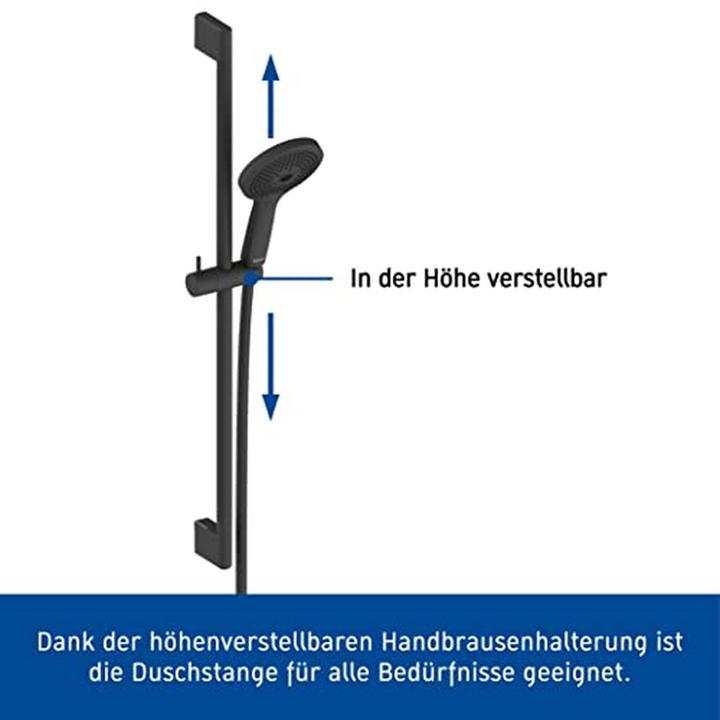 Actual product image Duravit Shower set black matt (3 Beam types, 14 l/min)