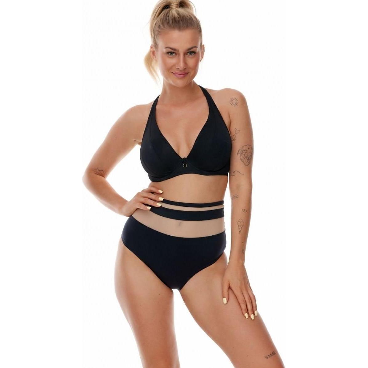 Lupo, Bikini, Bikinioberteil, Schwarz, (70 F)