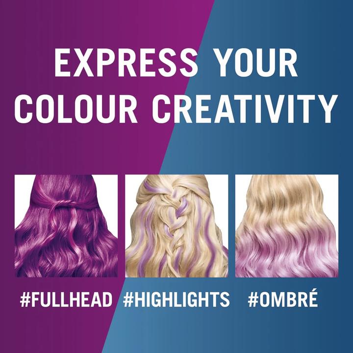 Actual product image Schwarzkopf Live Ultra Brights or Pastel Hair Dye 094 Purple Punk (094 Purple Punk)