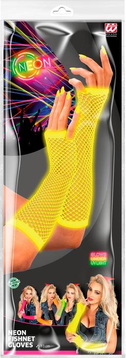 Produktbild Widmann Netz-Handschuhe lang gelb