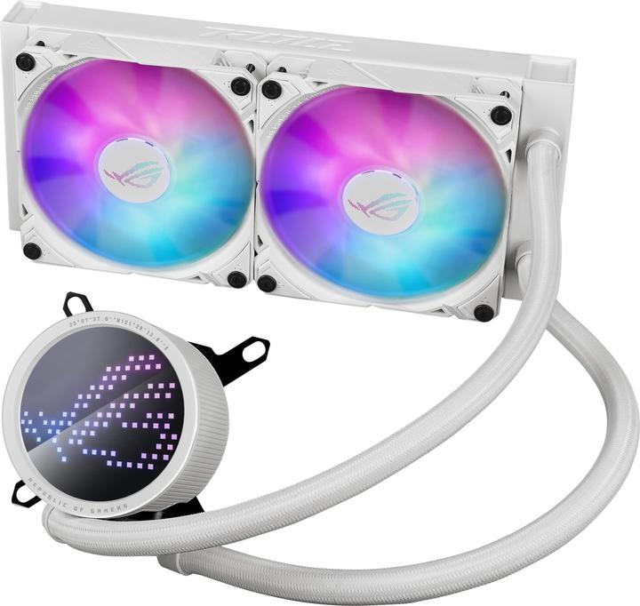 Actual product image ASUS CTE ROG RYUO III 240 ARGB White Edition