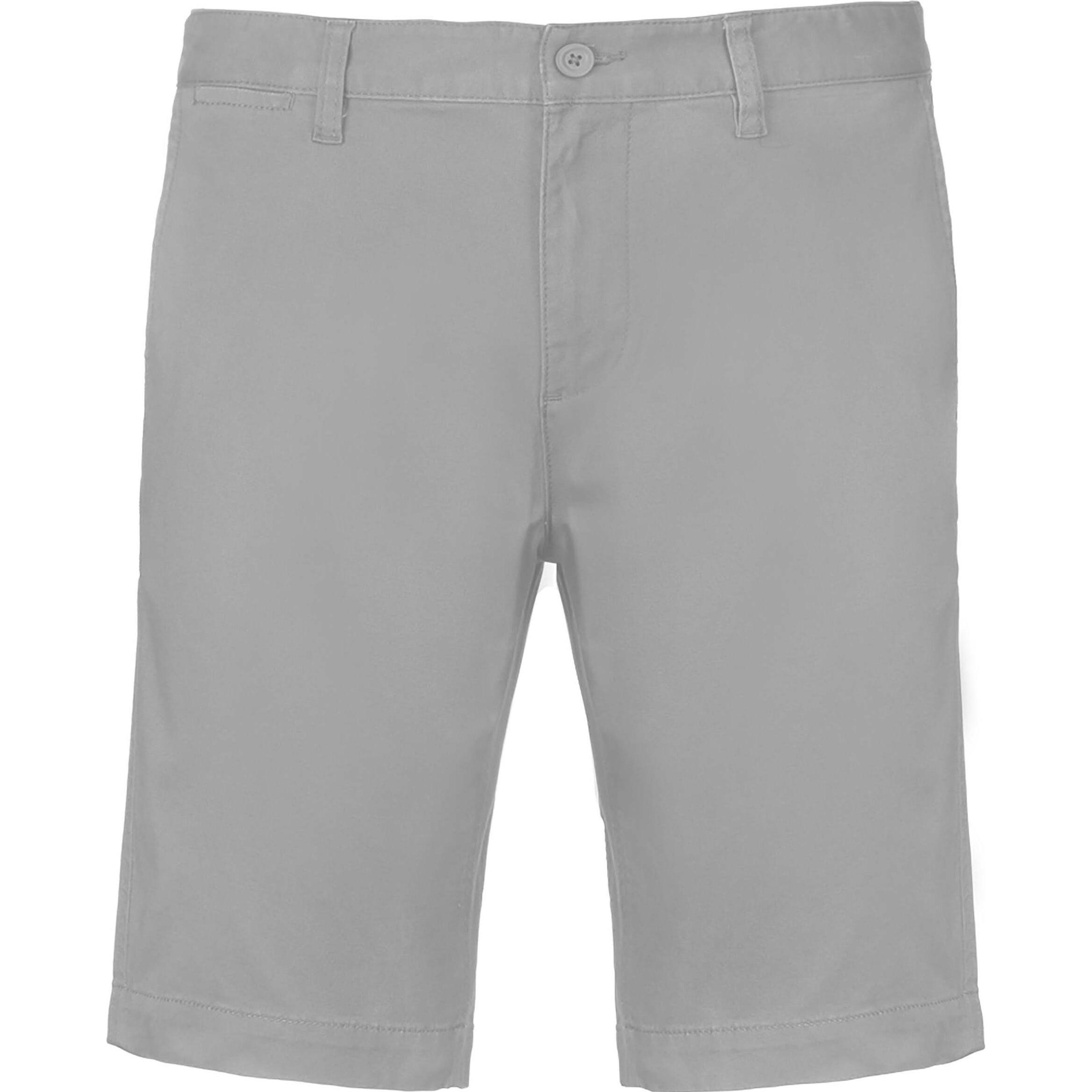 Kariban, Herren, Shorts, Chino, Grau, (54)