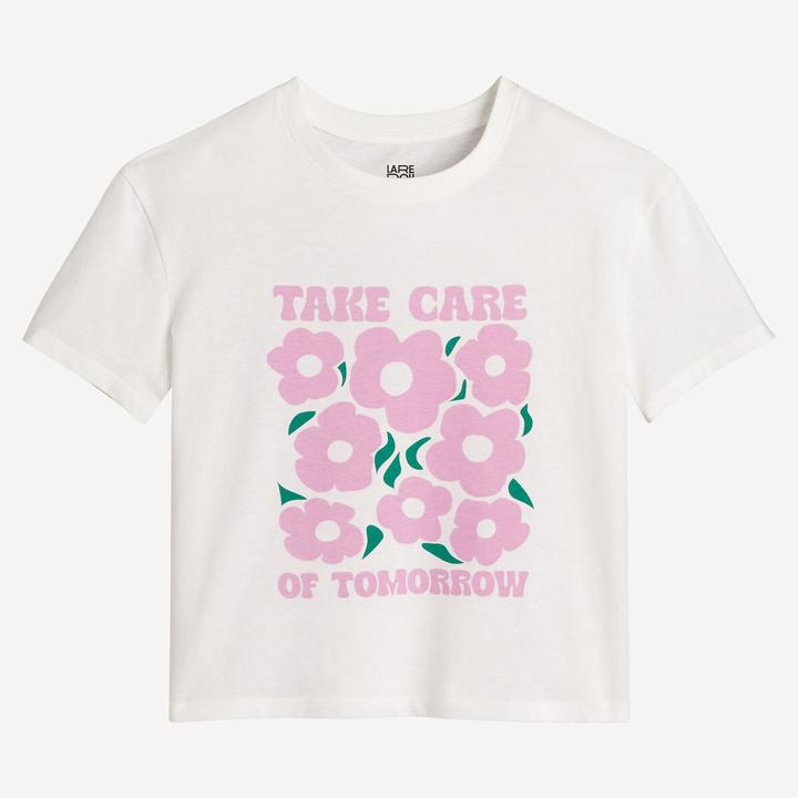 La Redoute Collections T-Shirt mit Blumenprint