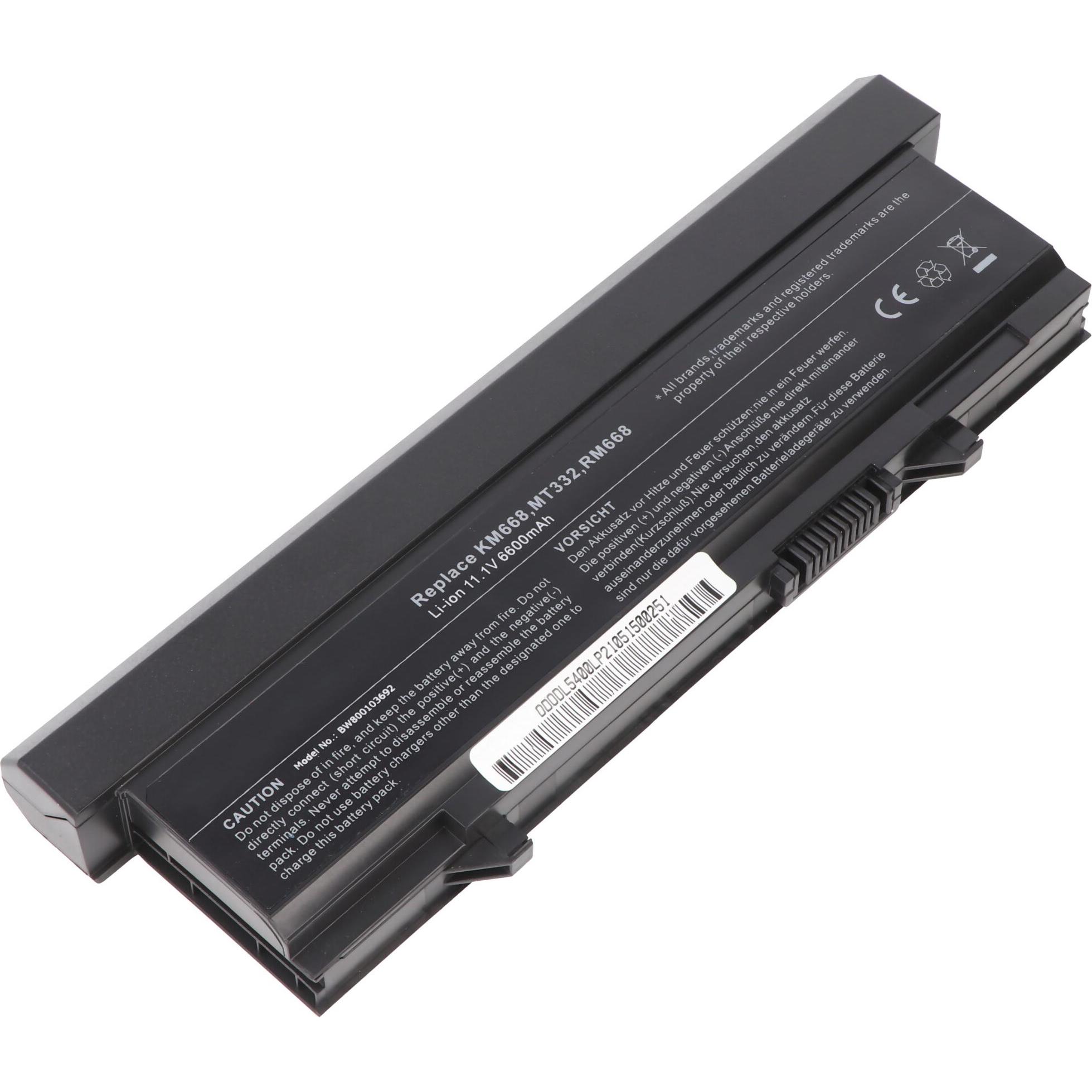 Dell KM742 (6 Zellen, 6600 mAh), Notebook Akku