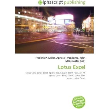 Thumbnail - Lotus Excel, Ratgeber von Agnes F. Vandome, Frederic P. Miller, John McBrewster