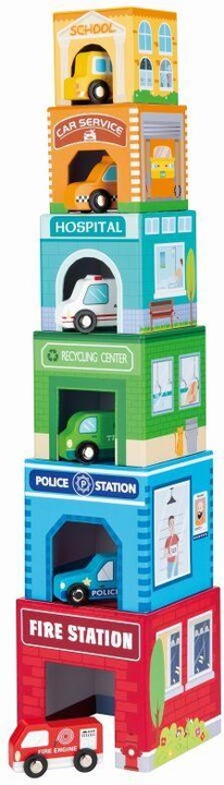 Produktbild Spielba Stapelturm mit 6 Autos