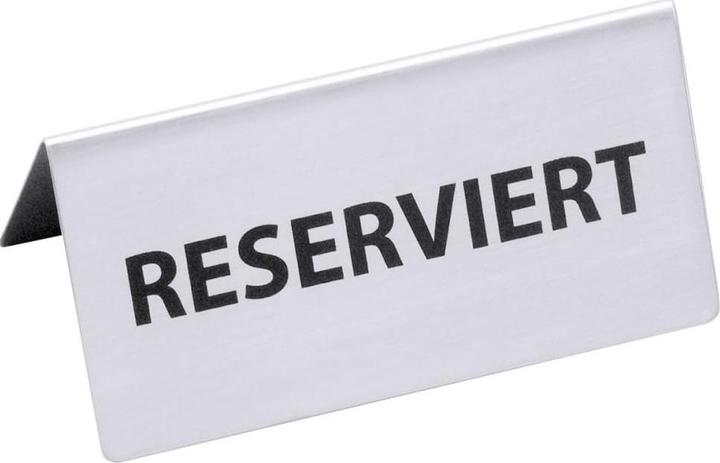 Immagine prodotto Contacto Segno della tabella RISERVATO, larghezza, altezza