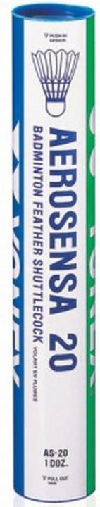 Actual product image Yonex Shuttlecock Aerosensa 20 12Pack