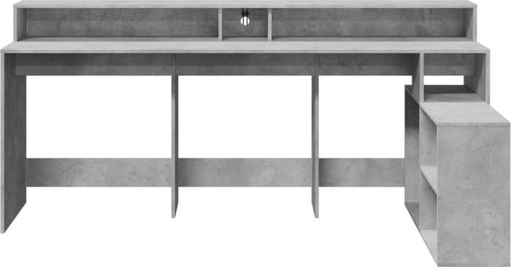 Immagine prodotto VidaXL Scrivania LED Scrivania per computer Scrivania da lavoro Scrivania per laptop Scrivania per ufficio (200 x 104 x 91 cm)