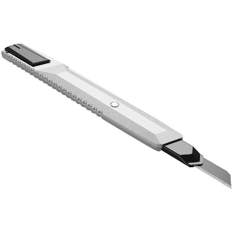 Thumbnail - Hansa, Cutter, Cutter HP-100.9, Aluminium-Gehäuse, silber/anthrazit aus Aluminium Druckguss, 9 mm Klinge, für leich (Cut...