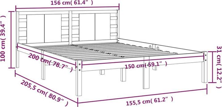 Produktbild vidaXL Uriah (150 x 200 cm)