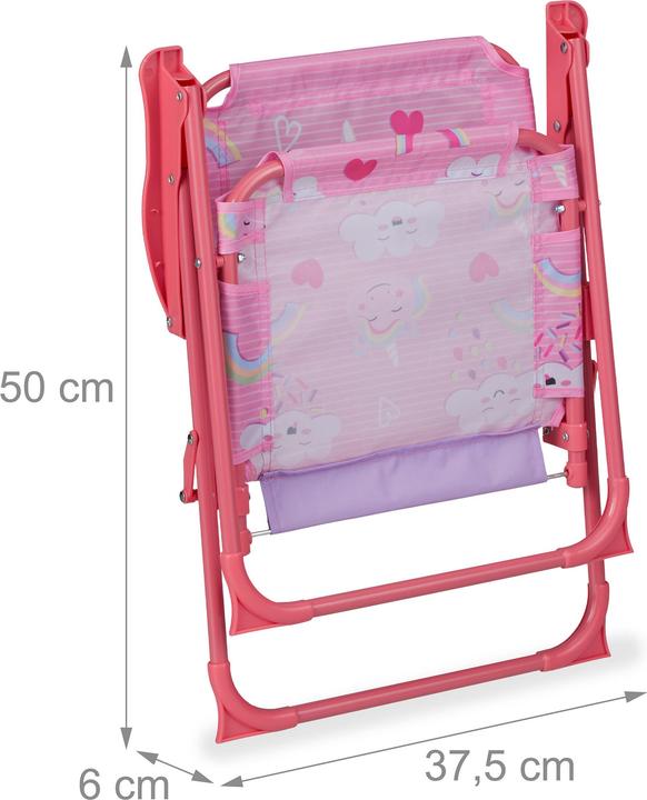 Actual product image Relaxdays Kinder Klappstuhl mit Motiv (High chair)