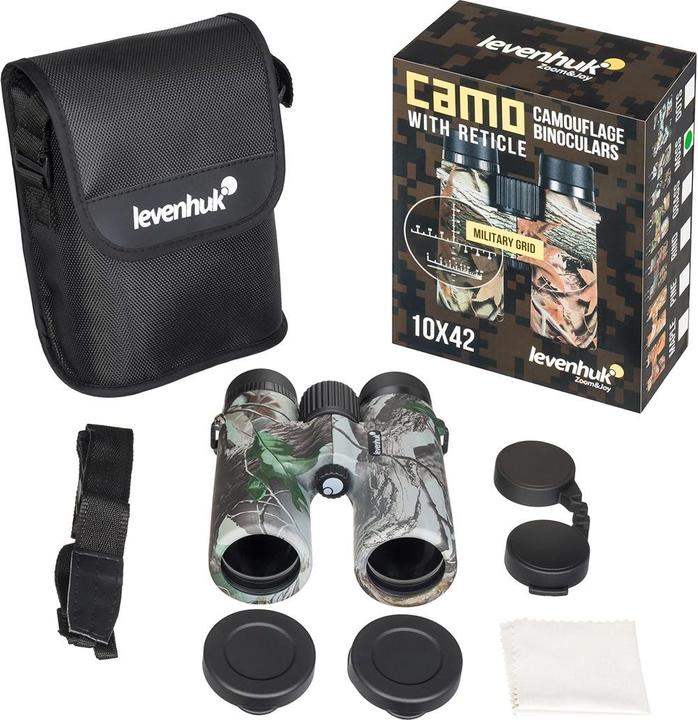 Immagine prodotto Levenhuk Moss 10x42 Binocolo con mirino (10 x, 42 mm)