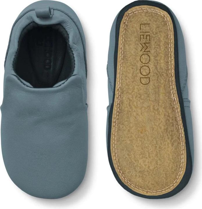 Produktbild Liewood Leder Hausschuhe / Finken Eliot Whale Blue (19)