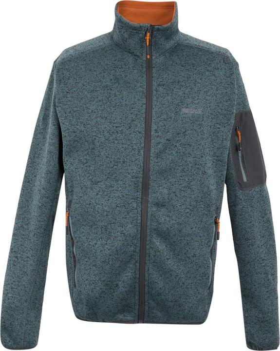 Actual product image Regatta Mens Newhill Marl Full Zip Fleece Jacket (M)