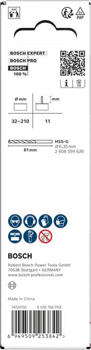 Image du produit Aptel Bosch Blau Zubehör 2608594621 Adapter SDS-Plus 5/8" - 18 UNF 32-210 mm
