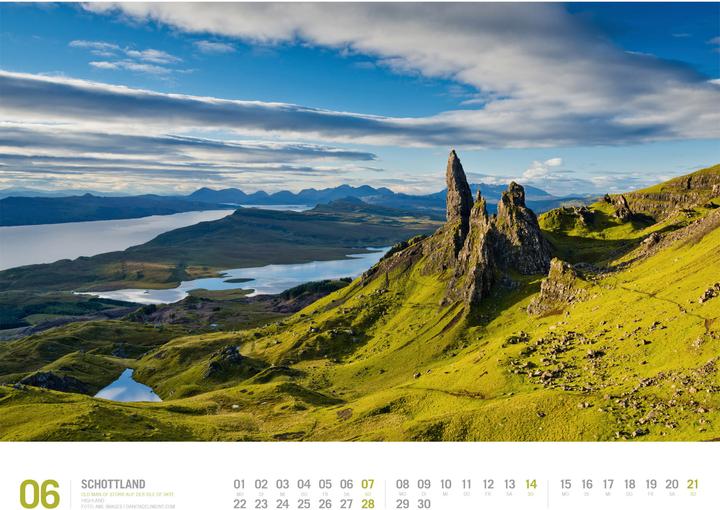 Various Publishers Scotland Calendar 2026 Square Travel Wall