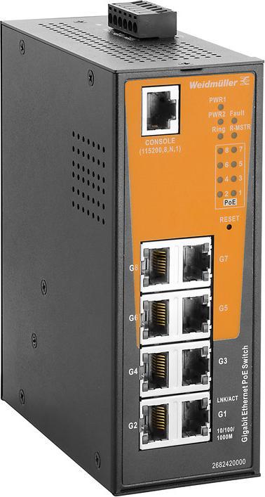 Produktbild Weidmüller IE-SW-AL08M-8GTPOE