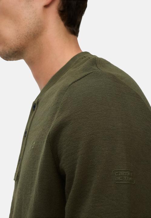 Image du produit Camel Active Henleyshirt aus reiner Baumwolle (XL)