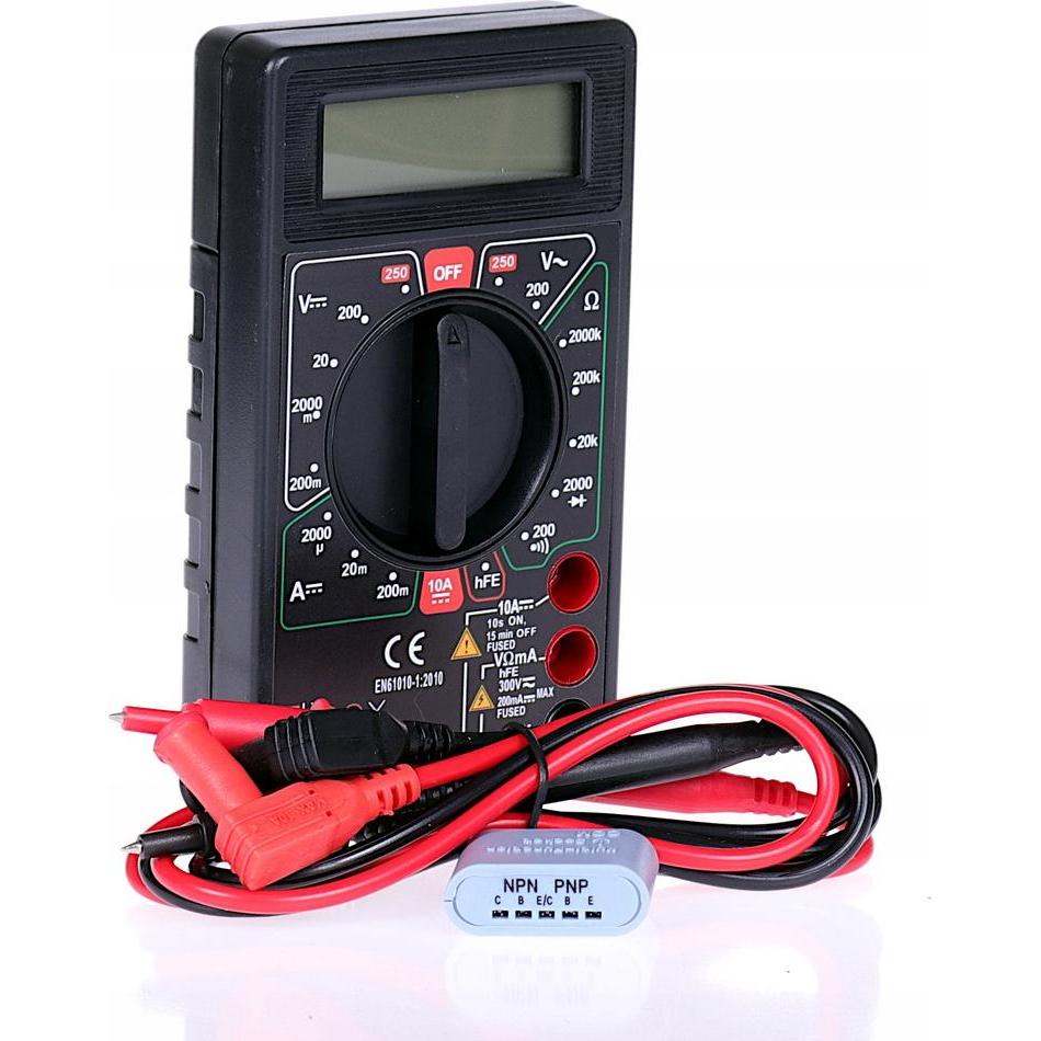 Libox, Multimeter, Miernik uniwersalny DT830D LB0163 (CAT III 300V)