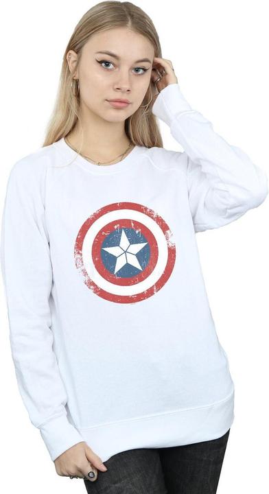 Produktbild Captain America Civil War Distressed Shield Sweatshirt (L)