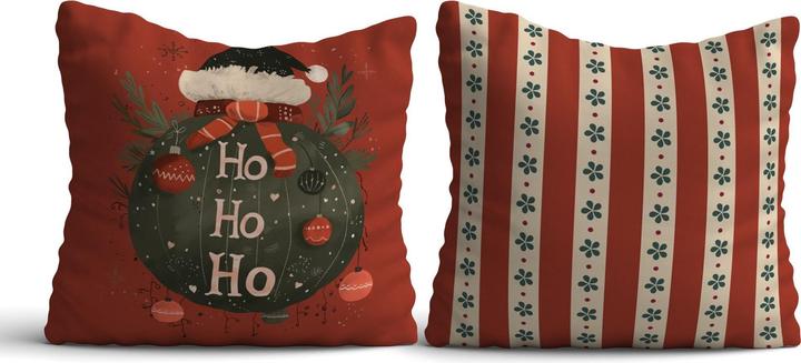 Hanah Home Noel Carols Cushion Cover Set 2 Pieces (43 x 43 cm)